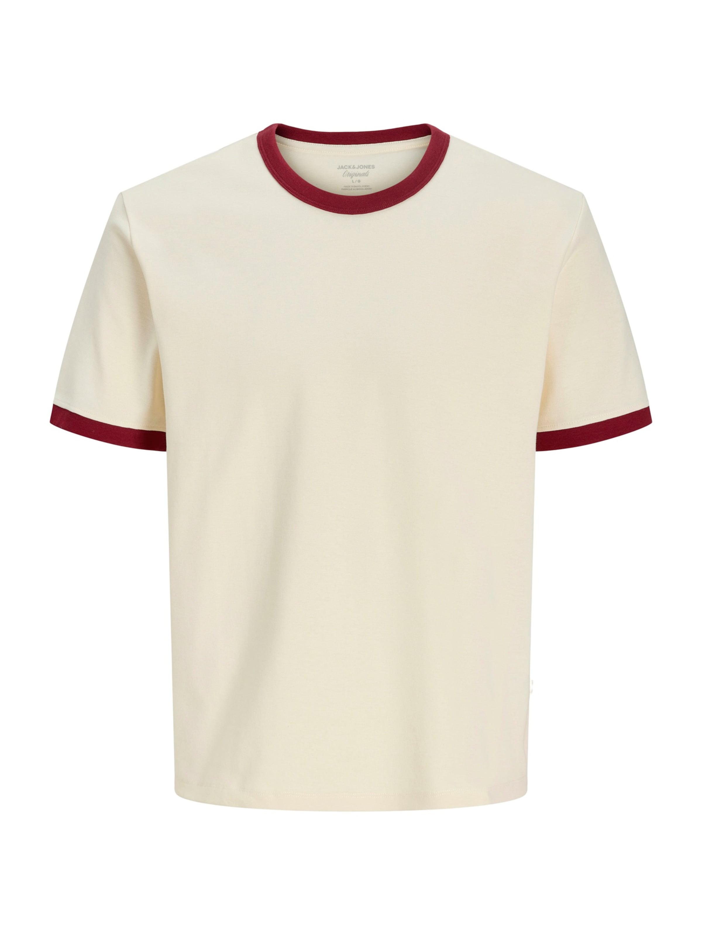 Jack & Jones Plus Majica 'JORSAVONA' | bela barva: sprednja stran