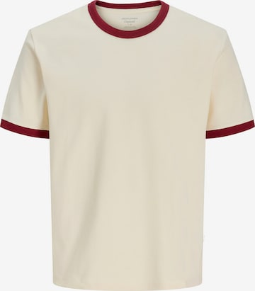 Jack & Jones Plus Majica 'JORSAVONA' | bela barva: sprednja stran