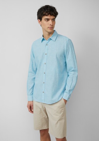 s.Oliver Regular fit Overhemd in Blauw: voorkant