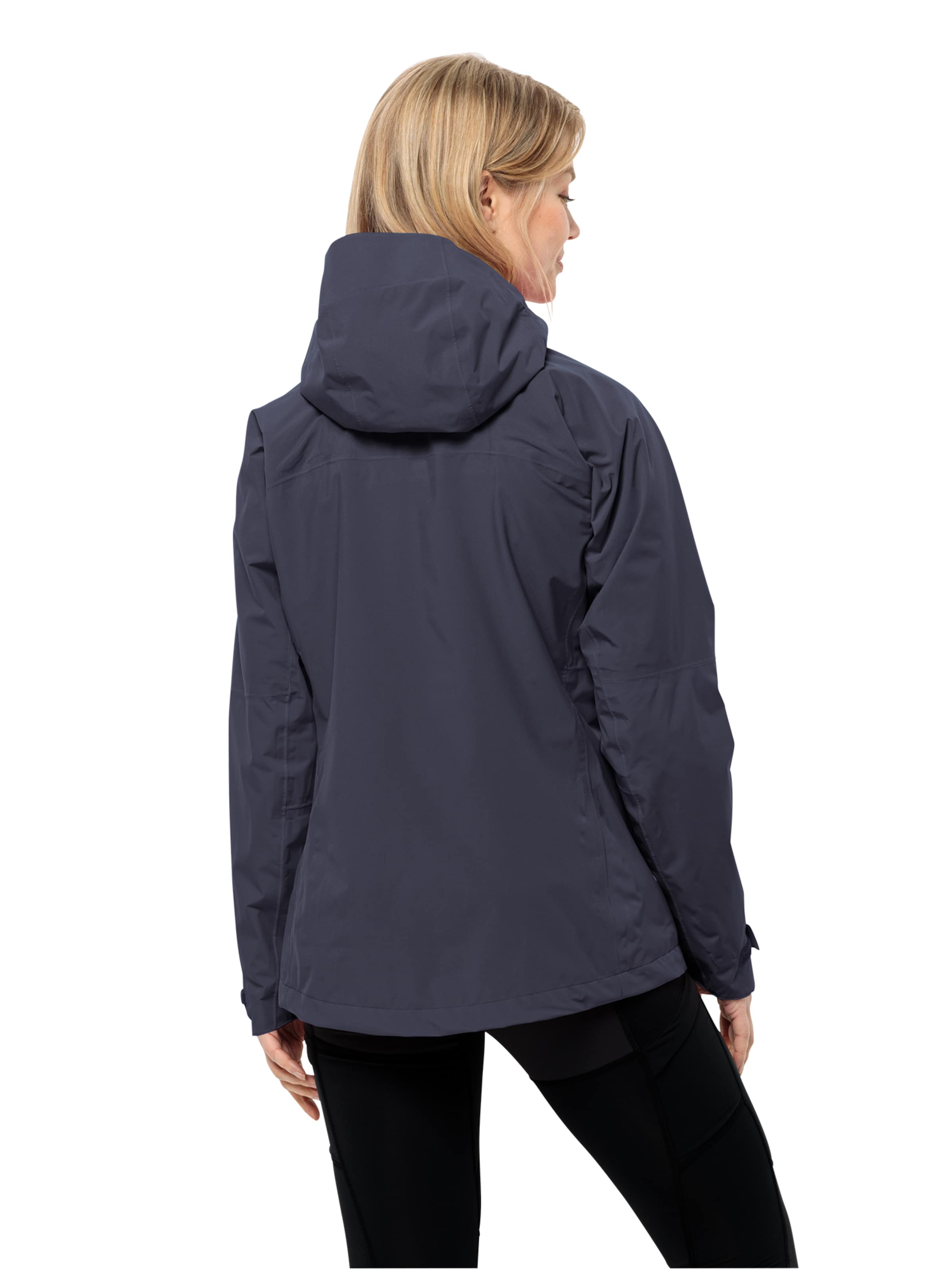 JACK WOLFSKIN Куртка в спортивном стиле 'EAGLE PEAK' в Серый