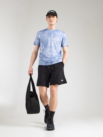 mėlyna EA7 Emporio Armani Sportiniai marškinėliai