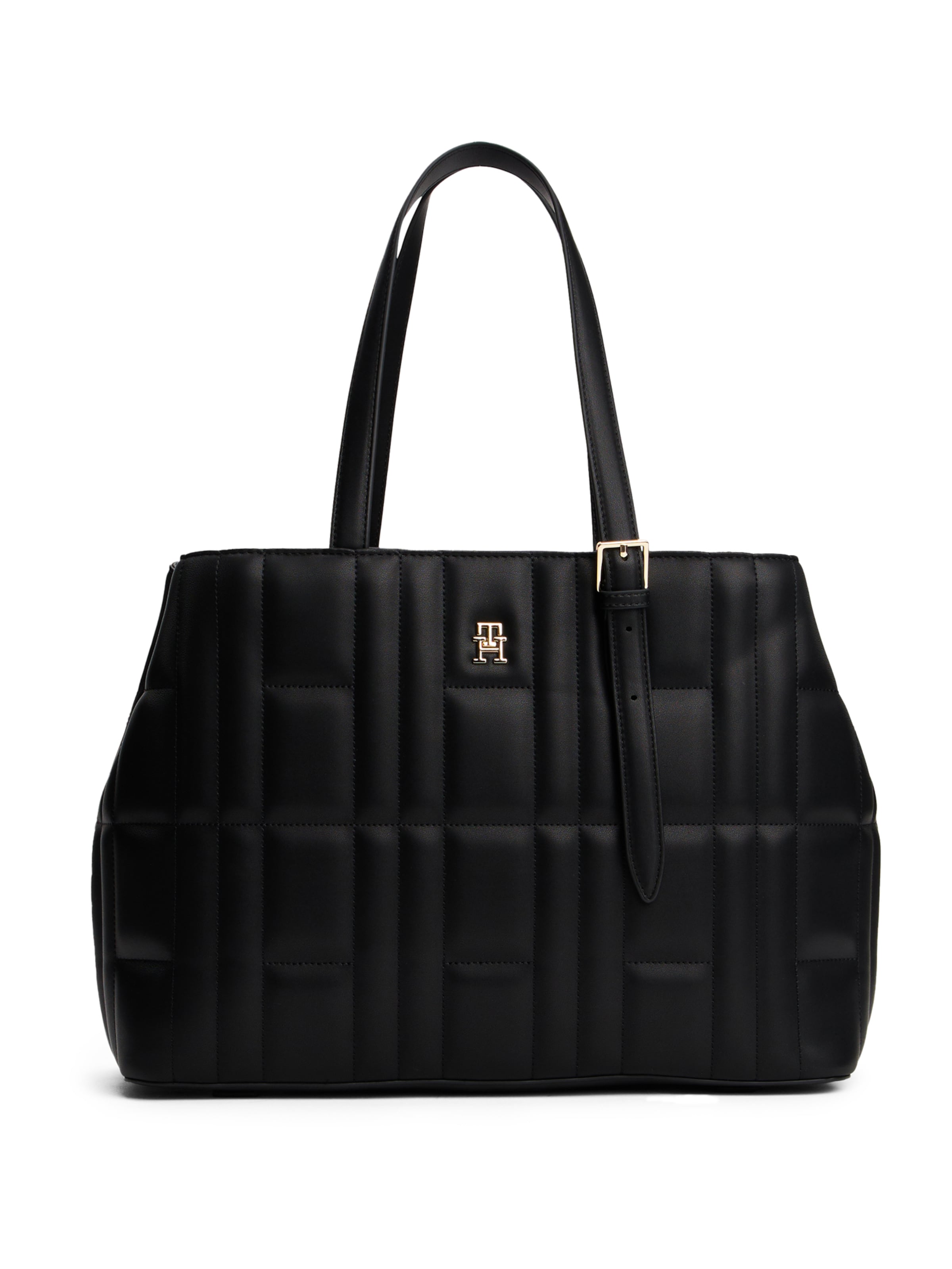 TOMMY HILFIGER Μεγάλη τσάντα σε μαύρο: μπροστά