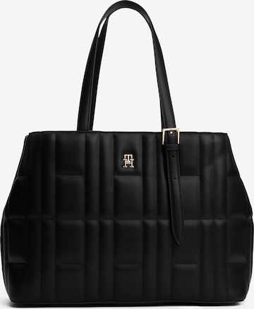 TOMMY HILFIGER Шоппер в Черный: спереди