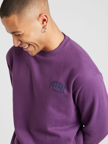 QS Sweatshirt in Lila