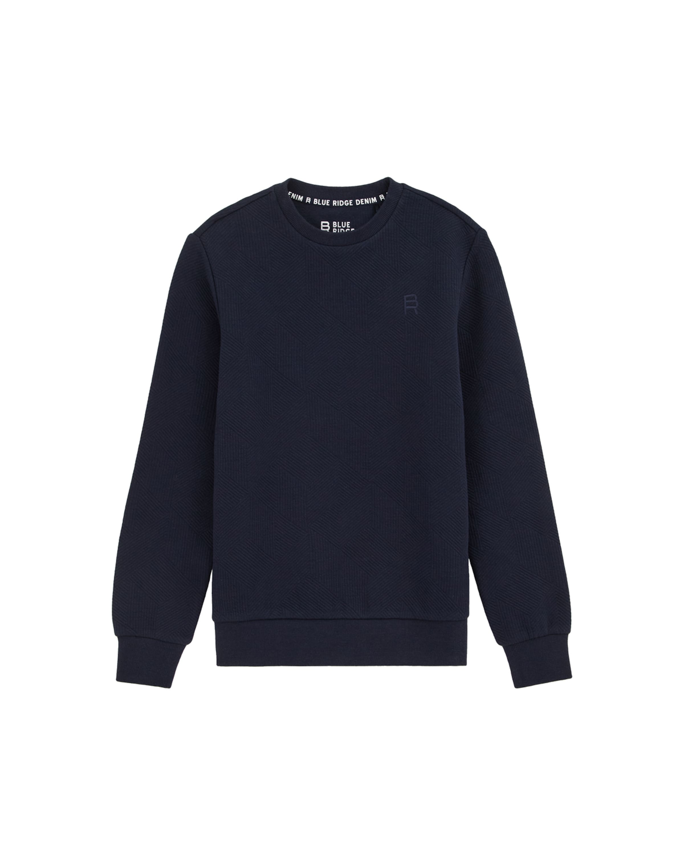 WE Fashion Sweatshirt in Blauw: voorkant