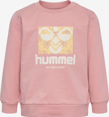 Hummel Sweatshirt 'Lime' in Roze: voorkant