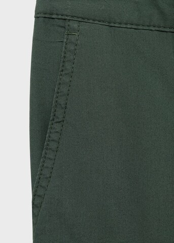 MANGO MAN Regular Chino Pants 'Allen' in Green