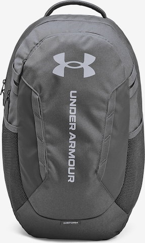 UNDER ARMOUR Sports Backpack 'Hustle 6.0' in Grey: front