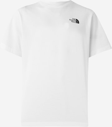 T-Shirt THE NORTH FACE en blanc : devant
