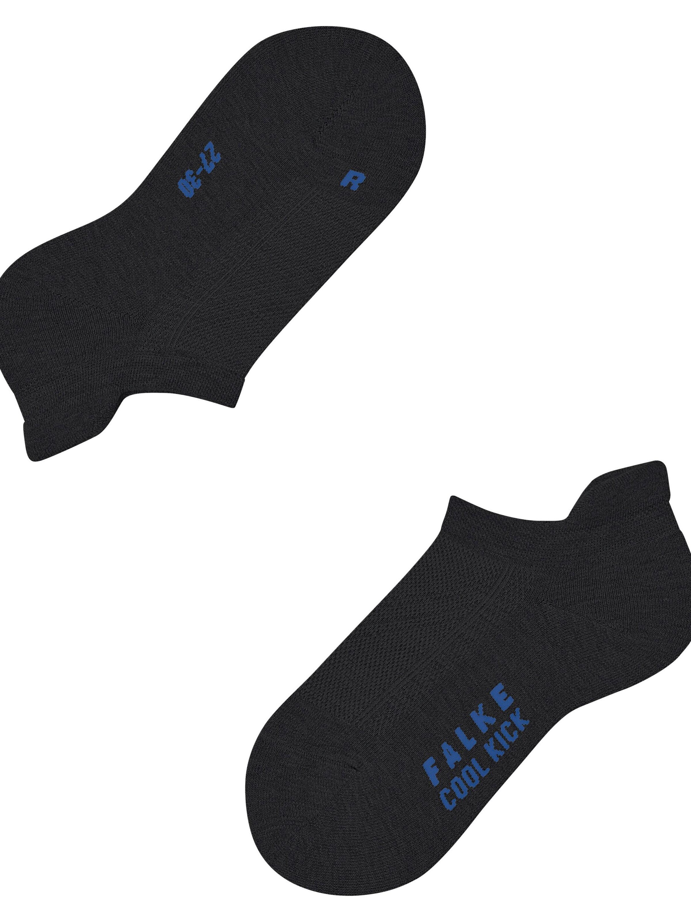 FALKE Socken 'Cool Kick'‌‌‌‌ in Schwarz: Vorderseite