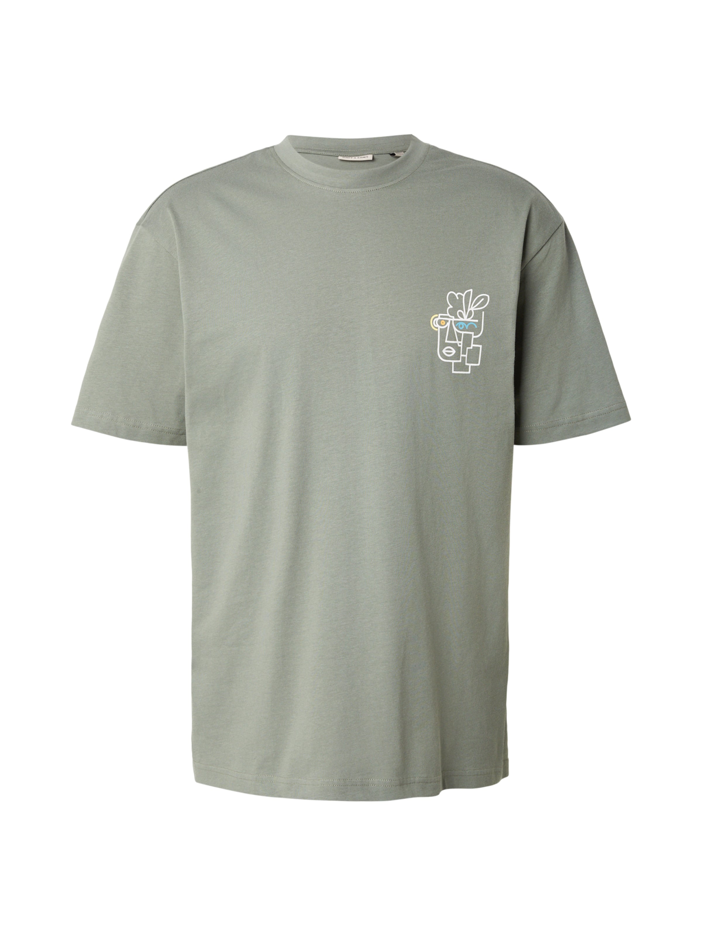 Maglietta 'ONSFRED' Only & Sons di colore giallo / petrolio / giada / bianco, Visualizzazione prodotti