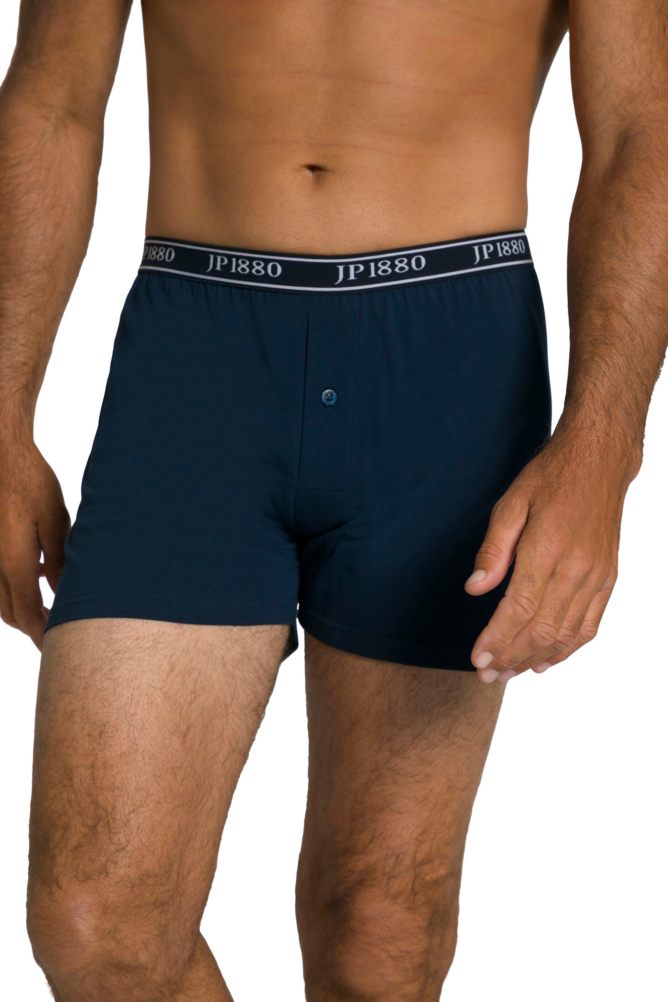 JP1880 Boxershorts in Blau: Vorderseite