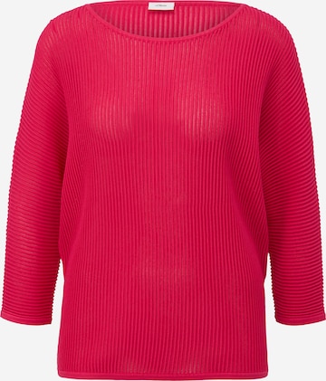 s.Oliver BLACK LABEL Pullover in Pink: predná strana