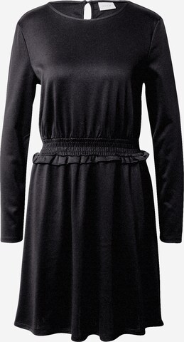 VILA Dress in Black: front