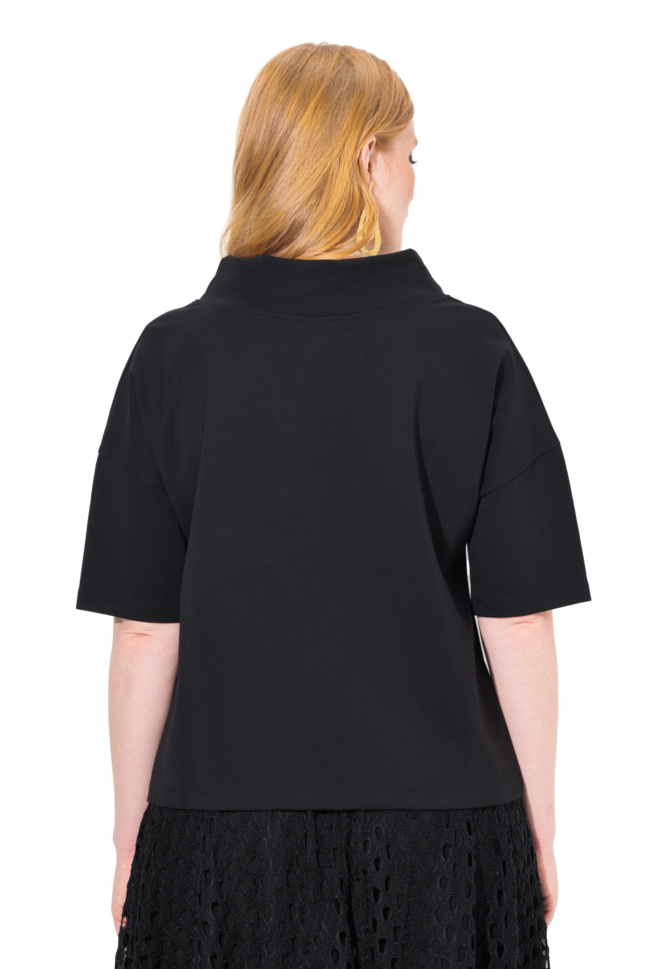 Ulla Popken Sweatshirt in Black