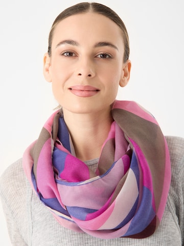CODELLO Loop scarf in Pink: front