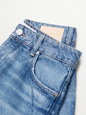 MANGO Regular Jeans 'ANGY' in Blau