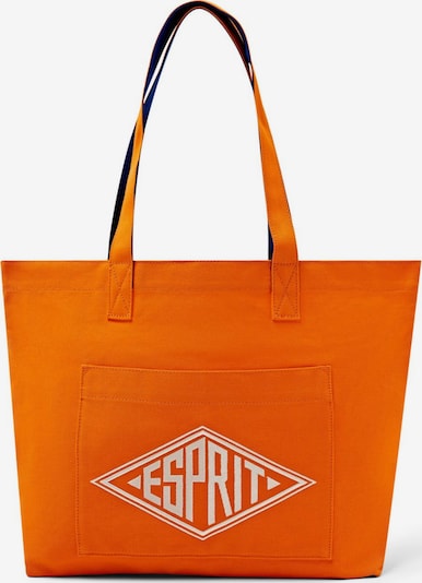 ESPRIT Shopper in orange / weiß, Produktansicht