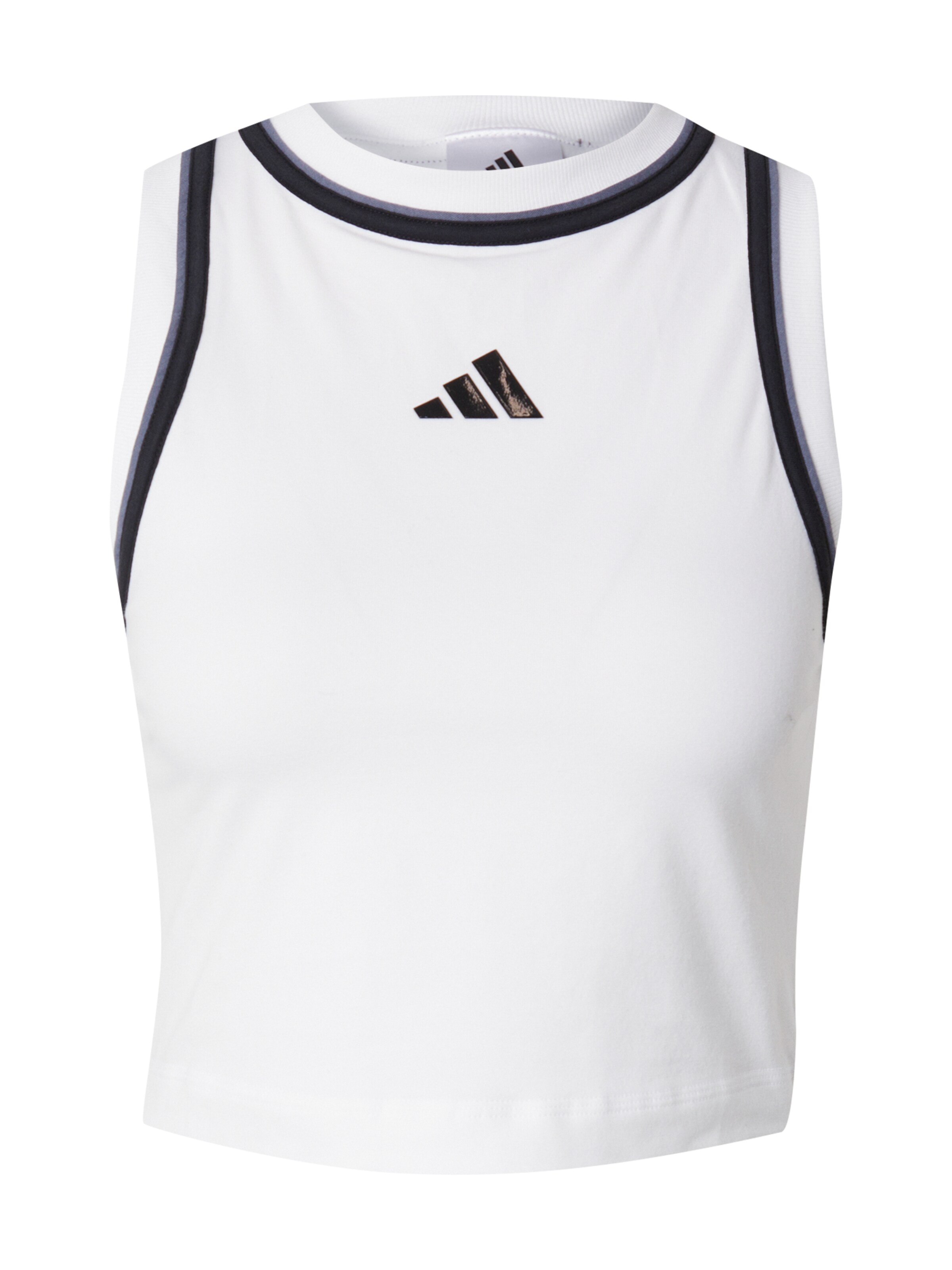 Top sportivo 'Essentials' di ADIDAS SPORTSWEAR in bianco: frontale
