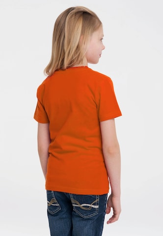 LOGOSHIRT Shirt 'Die Maus - Gesicht' in Oranje