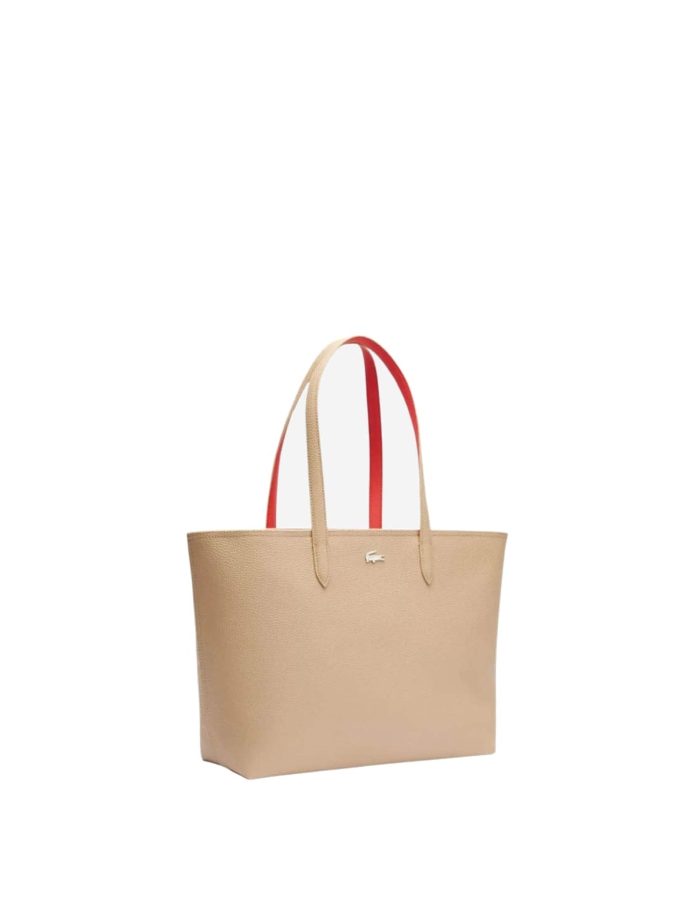 Shopper 'Lacoste Sac Cabas Anna Viennois Grenadine' di LACOSTE in beige