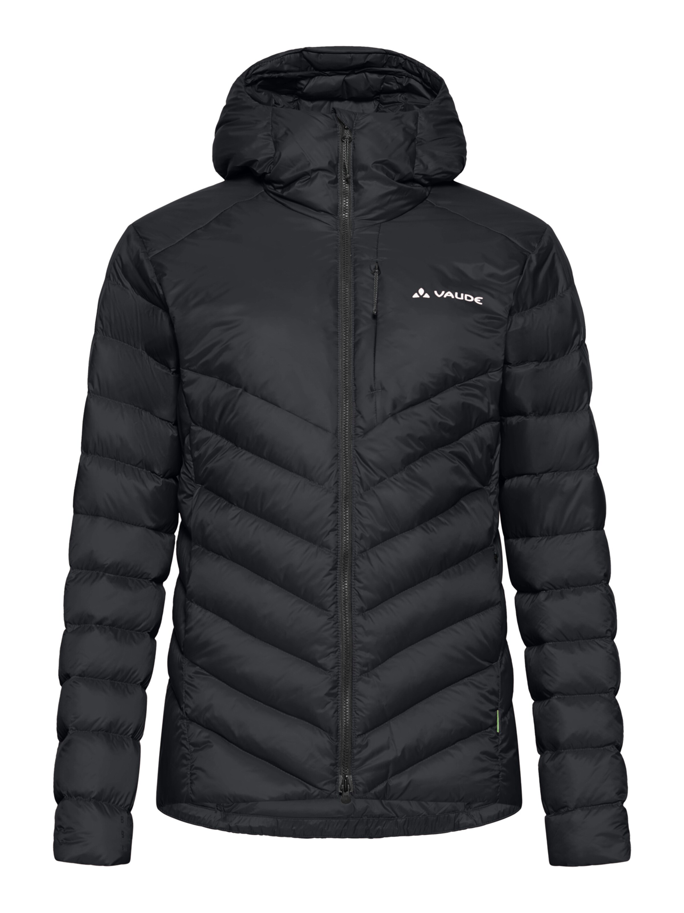 VAUDE Winterjas 'Monviso DWN ' in Zwart: voorkant