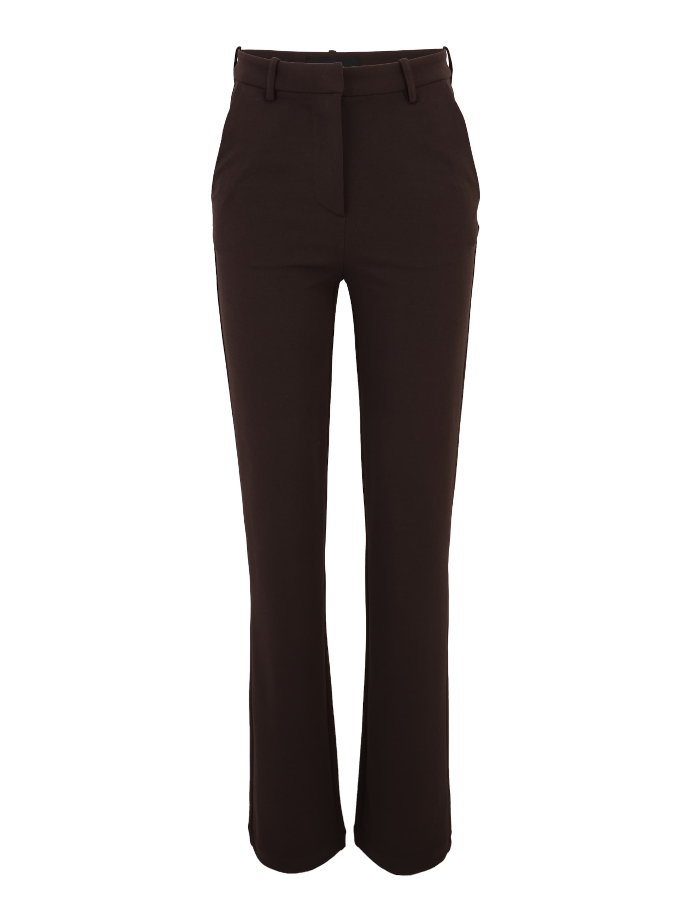 Vero Moda Tall - Regular Calças 'VMZAMIRA' em castanho: frente