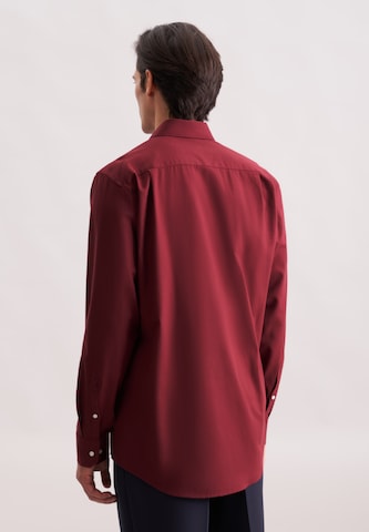 SEIDENSTICKER Regular fit Zakelijk overhemd 'Schwarze Rose' in Rood