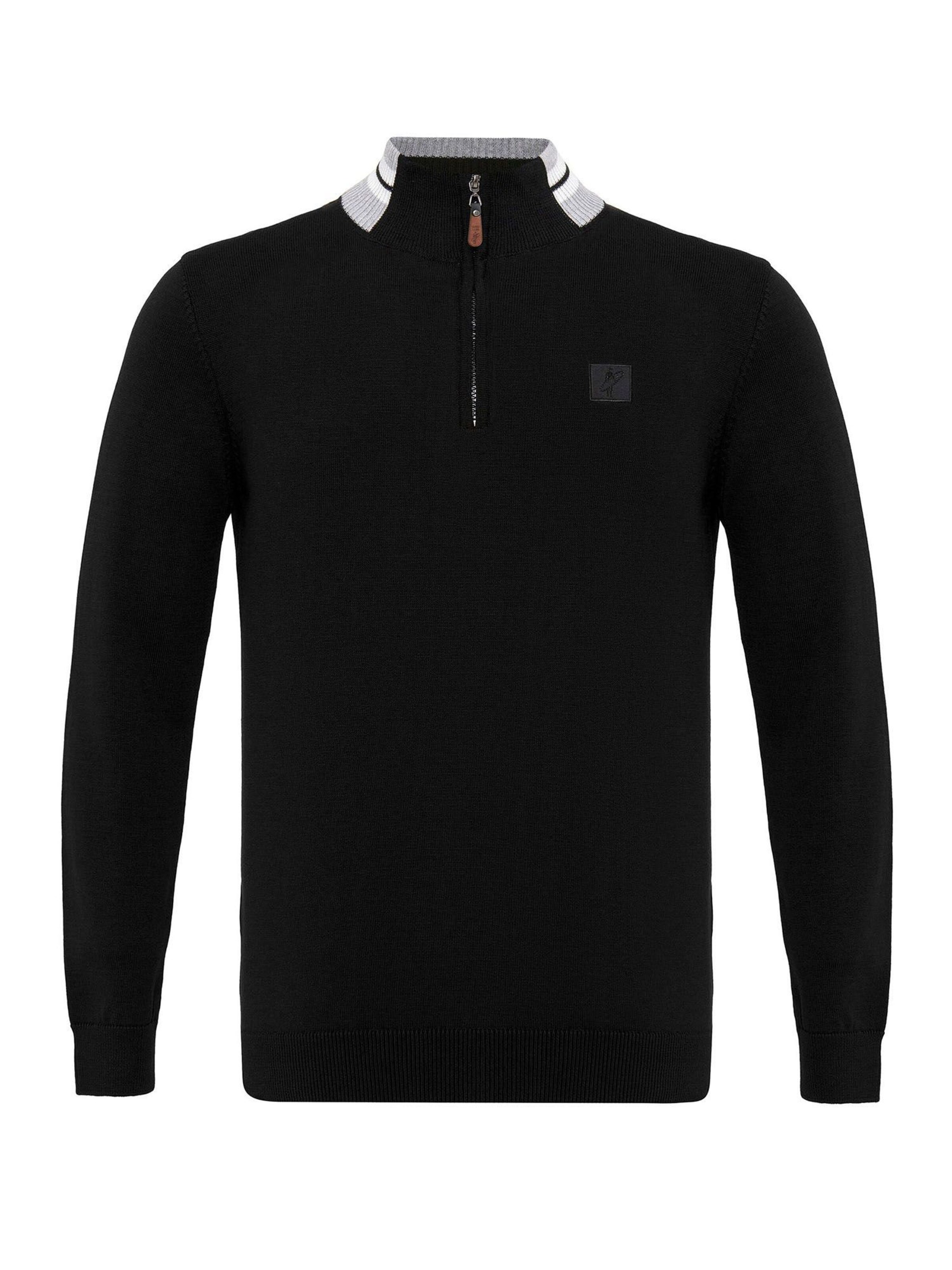 Jacey Quinn Kampsun, värv must: eest vaates