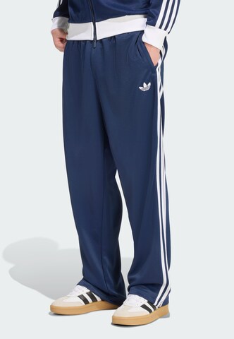 ADIDAS ORIGINALS Loose fit Trousers 'Adicolor' in Blue: front