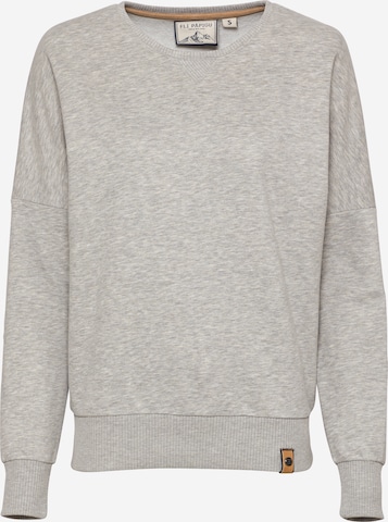 Fli PapiguSweater majica - siva boja: prednji dio