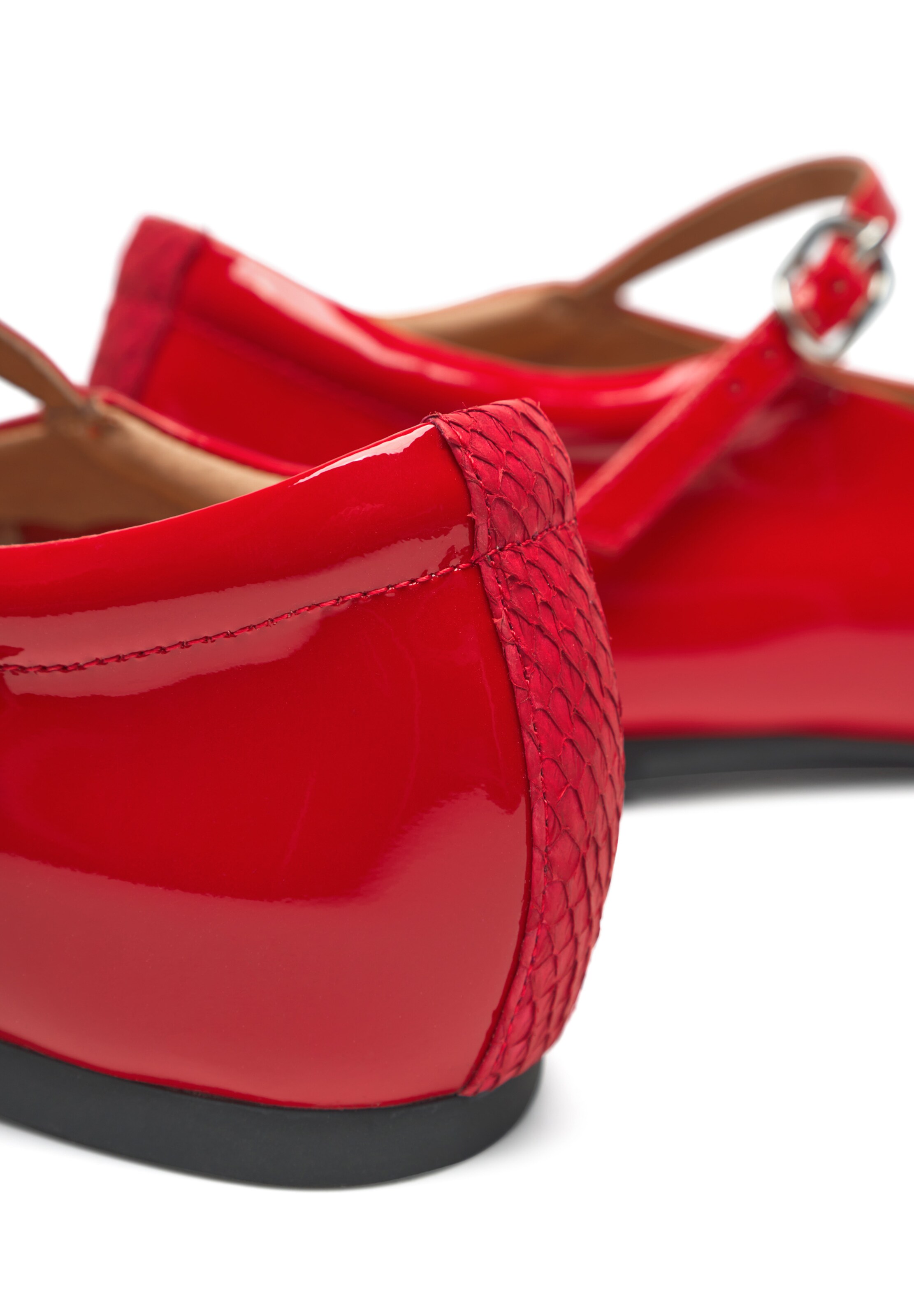 WODEN Ballerinas 'Maya Patent' in Rot