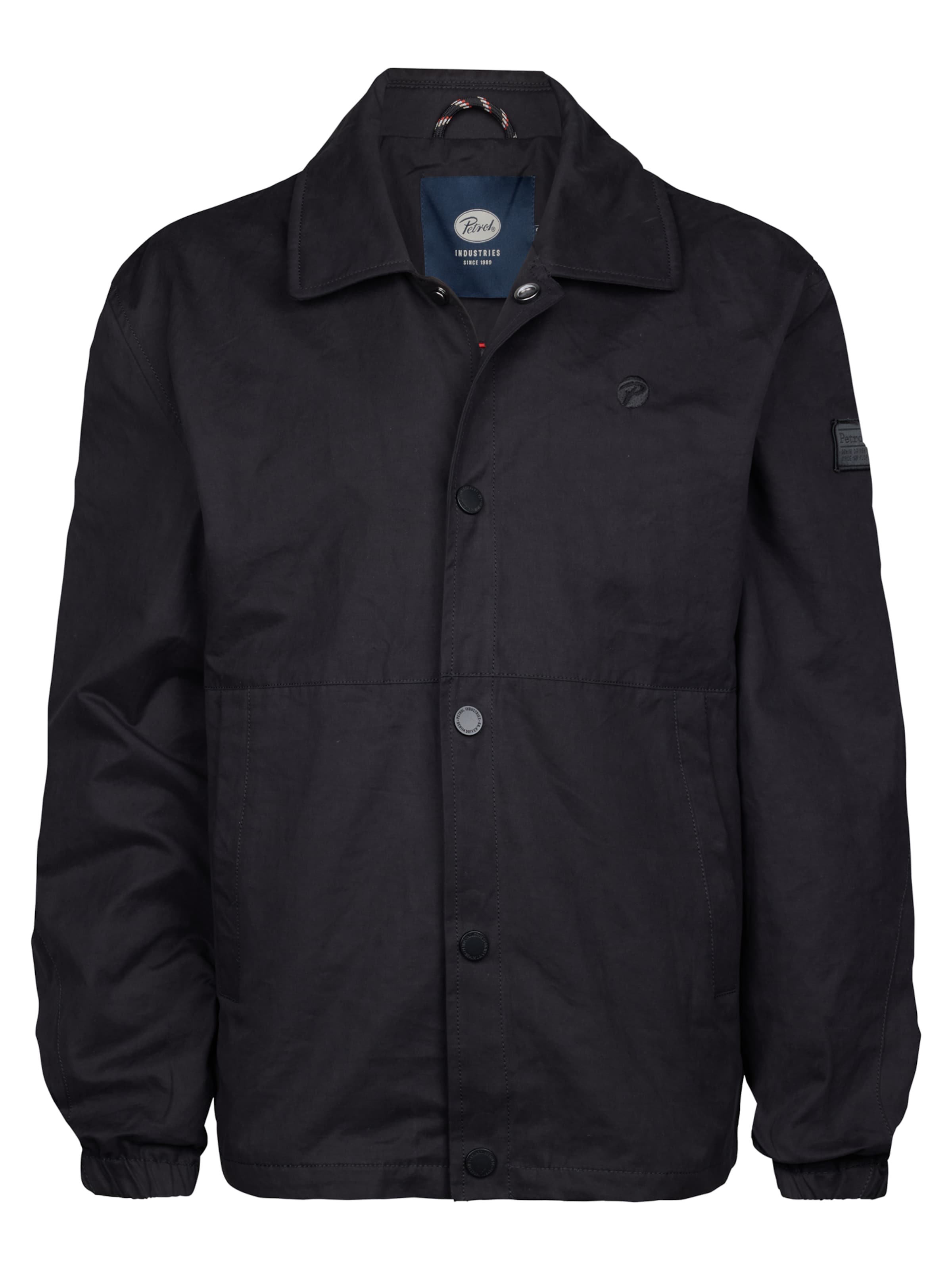 Petrol Industries Tussenjas in Grijs: voorkant