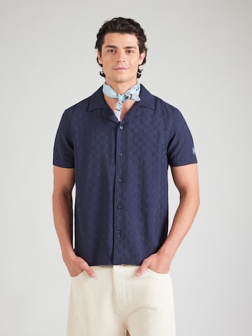 SCOTCH & SODA Regular fit Srajca | modra barva: sprednja stran