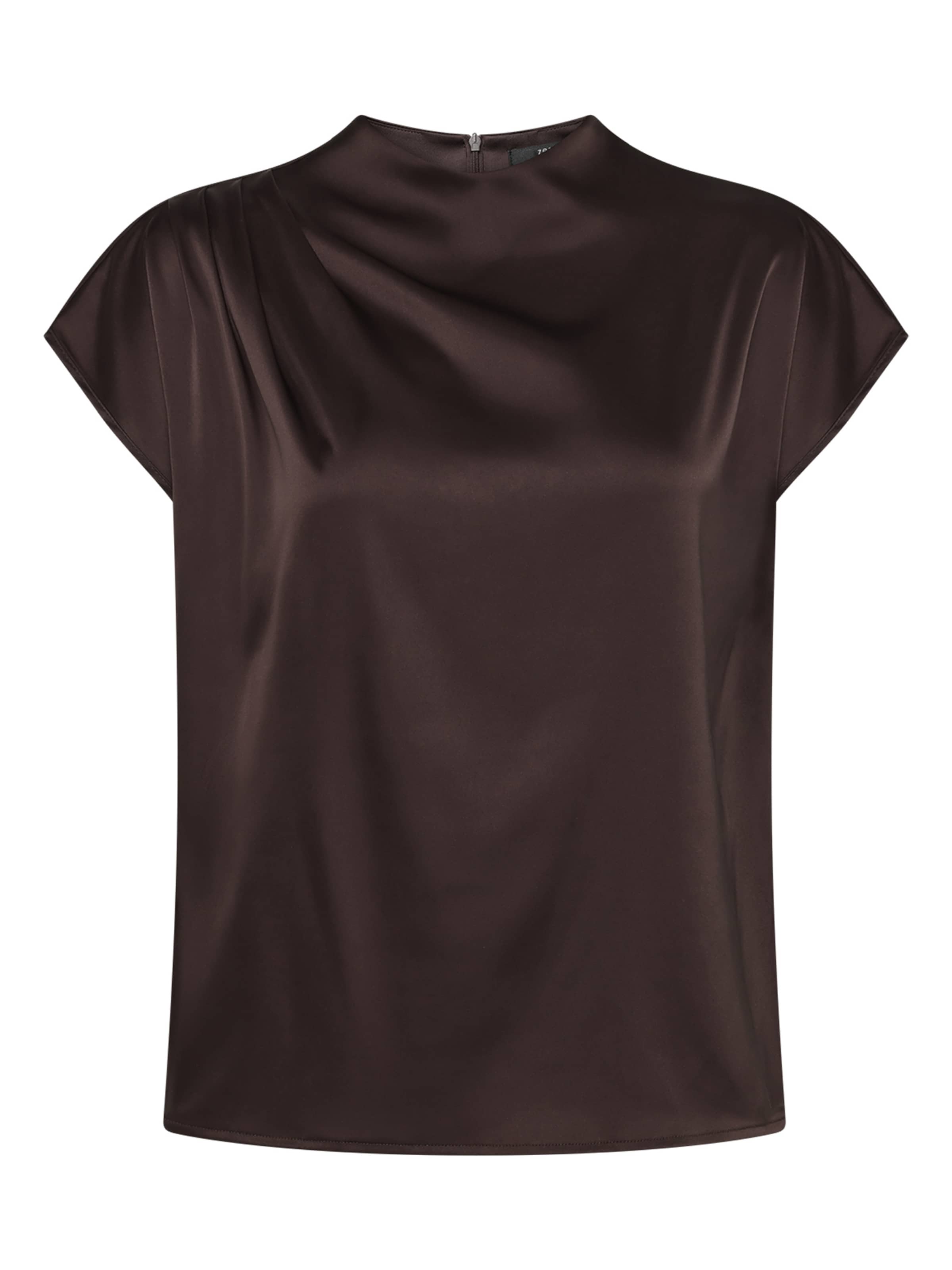 zero Blouse in Bruin: voorkant