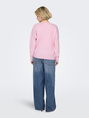 ONLY Sweater 'Rica' in Pink