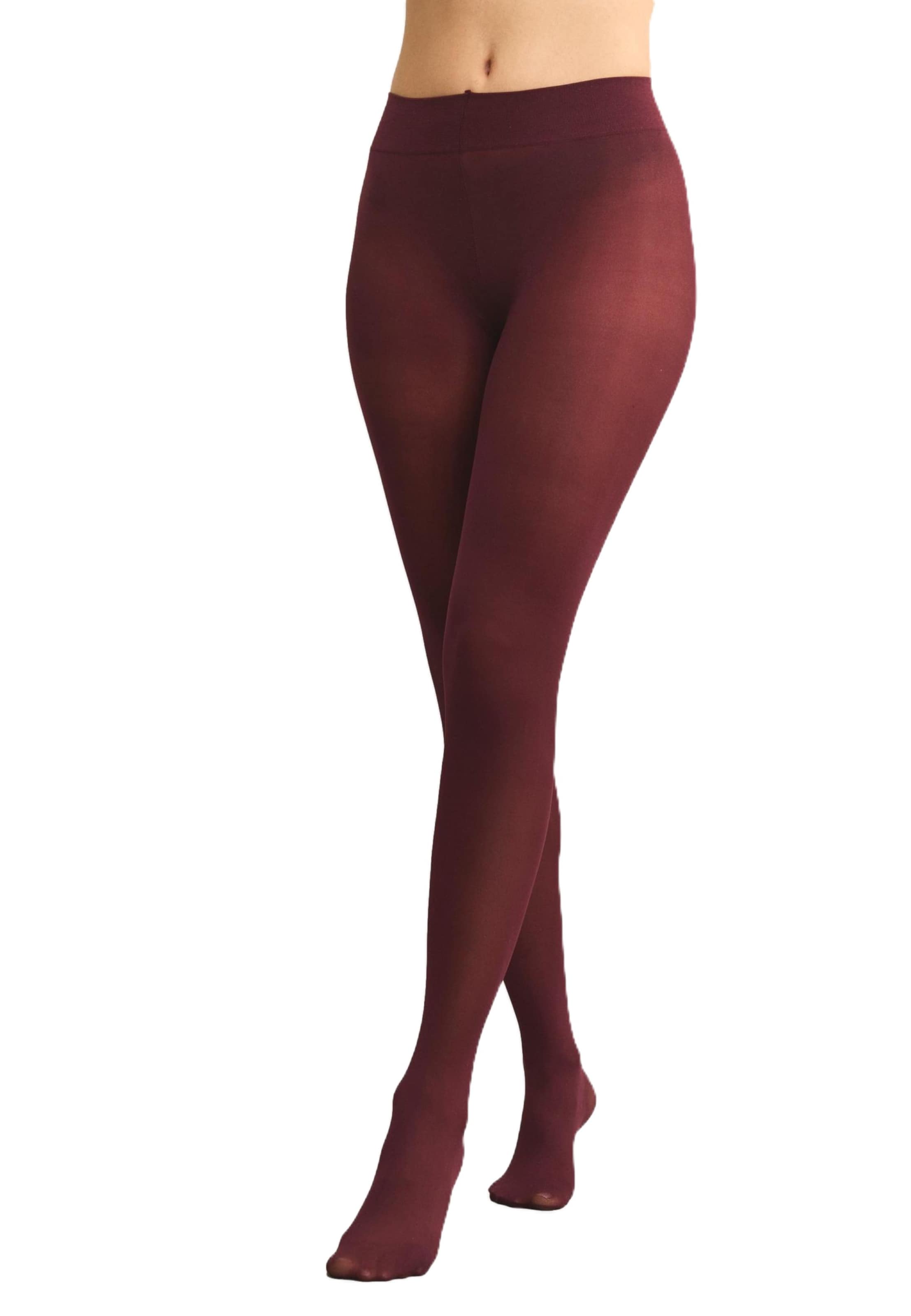Next Fine tights in Red: front