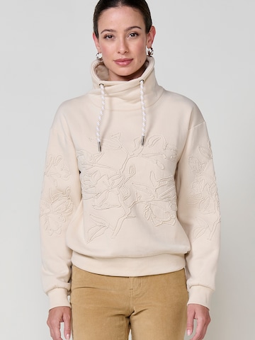 KOROSHI - Sudadera en blanco: frente