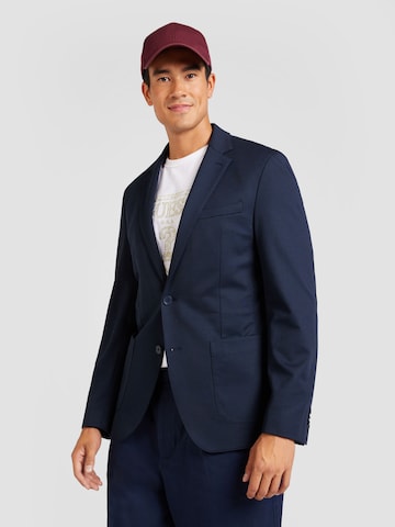 Karl Lagerfeld Regular fit Colbert 'SMART' in Blauw: voorkant
