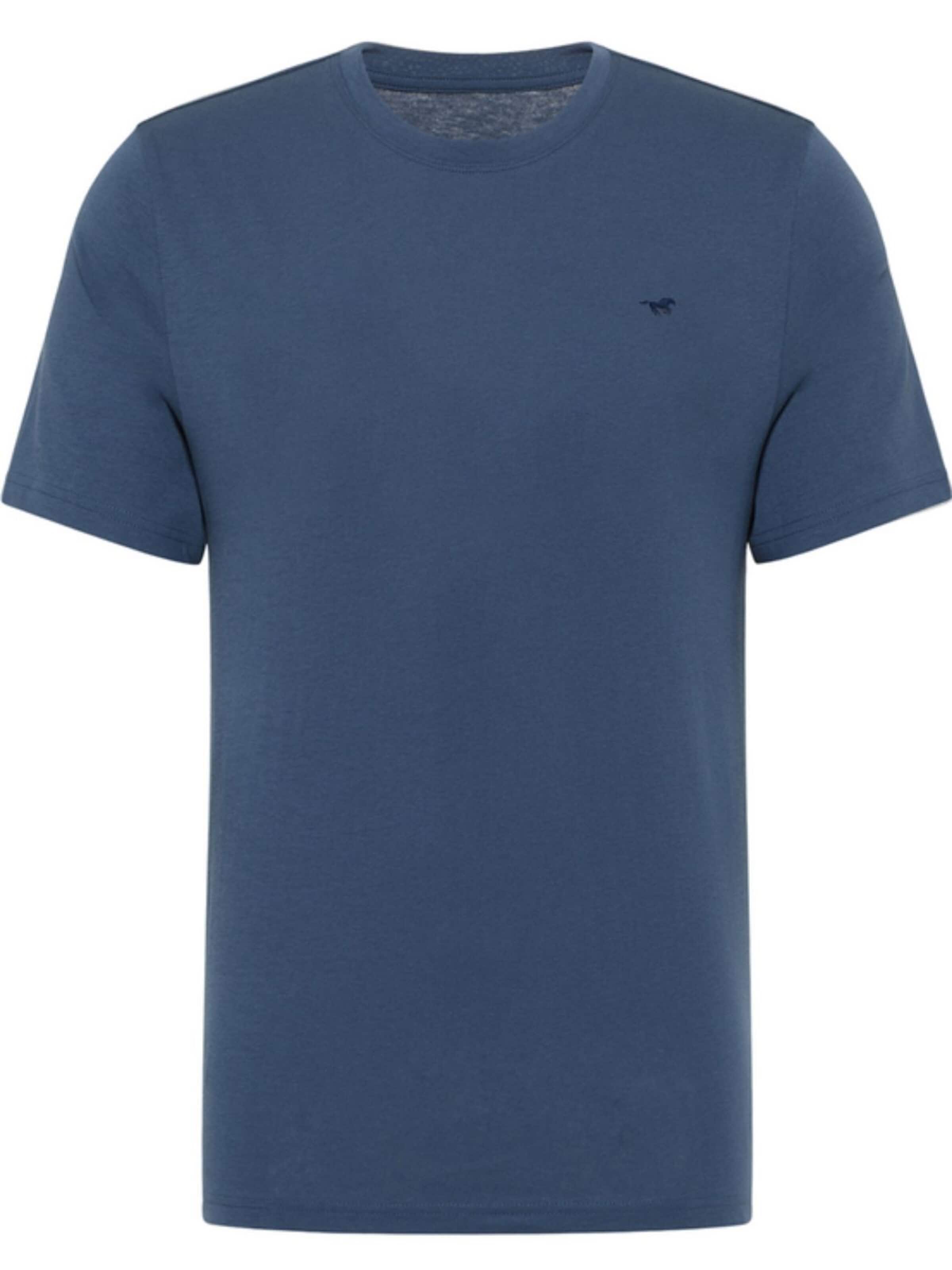 MUSTANG Shirt 'Alex'‌‌‌ in Blau: Vorderseite
