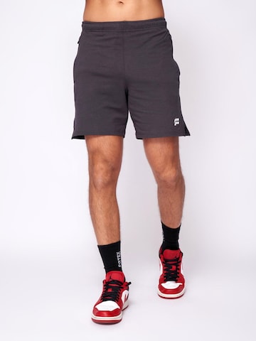 Fortex Fitness Regular Sports trousers 'Essential Shorts' in Grey: front