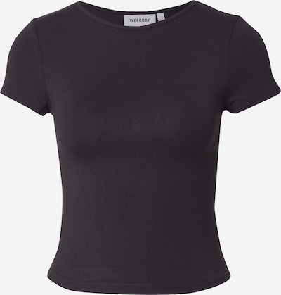 WEEKDAY Koszulka w kolorze czarnym, Podgląd produktu