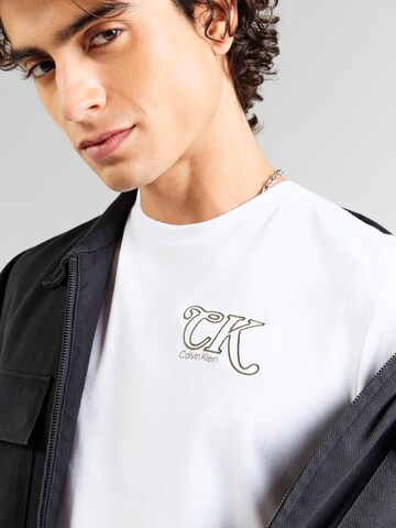 Calvin Klein Jeans Paita värissä valkoinen