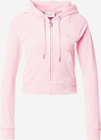 Juicy Couture Кофта на молнии 'MADISON' в Ярко-розовый: спереди