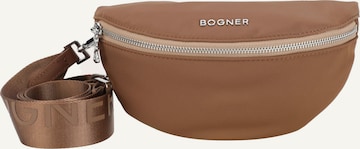 BOGNER Schoudertas 'Klosters Sina' in Bruin: voorkant