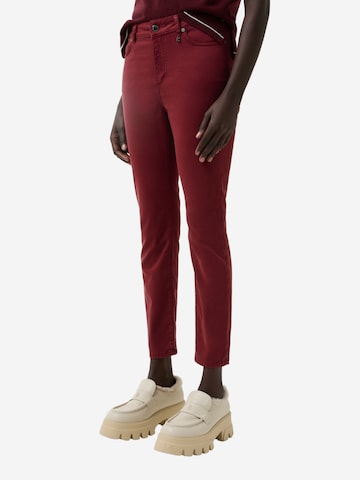 BOGNER Slimfit Hose 'Julie' in Rot: Vorderseite