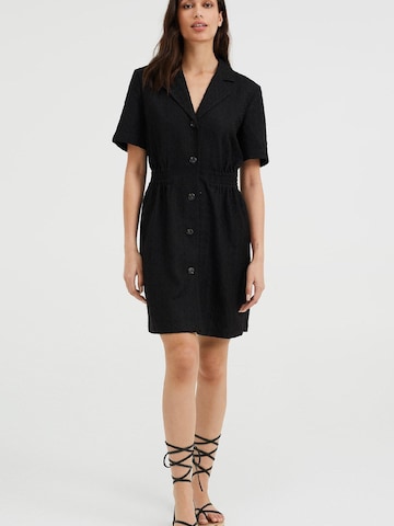 Robe-chemise WE Fashion en noir