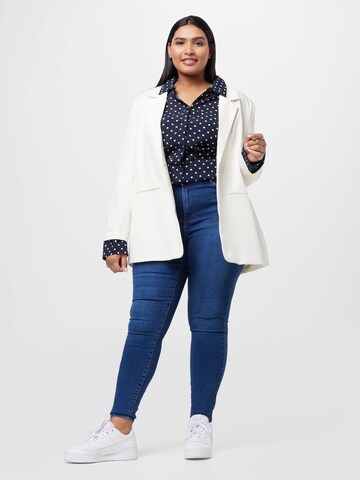 Vero Moda Curve Скинни Джинсы 'Phia' в Синий
