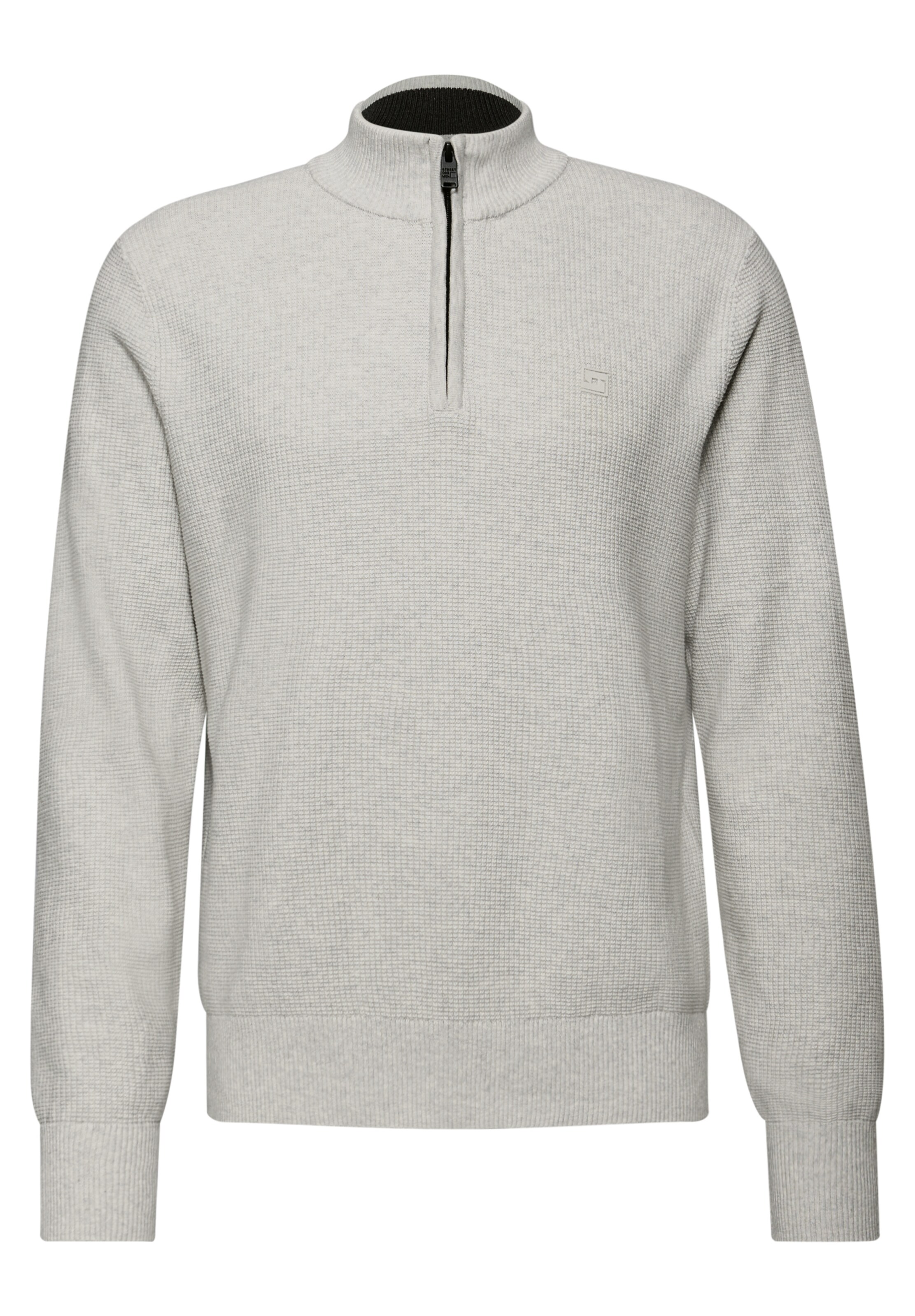 Street One MEN Pullover in Grau: Vorderseite