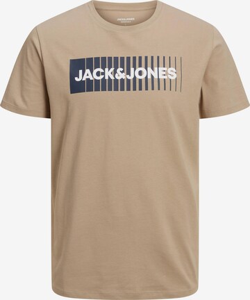 JACK & JONES T-Shirt in Beige: predná strana